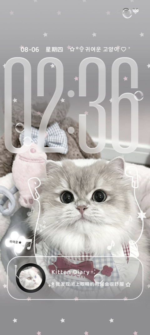 ins重力光栅猫猫 screenshot