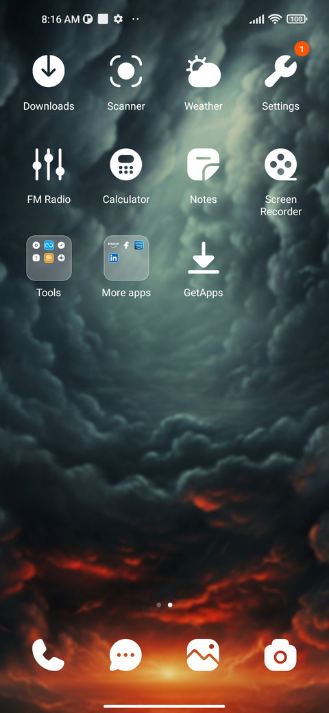 Dark clouds screenshot