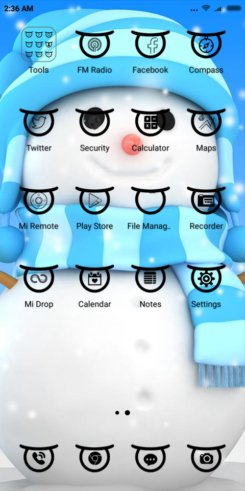 Snowman screenshot
