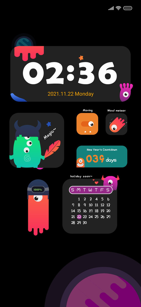 Cartoon monster screenshot
