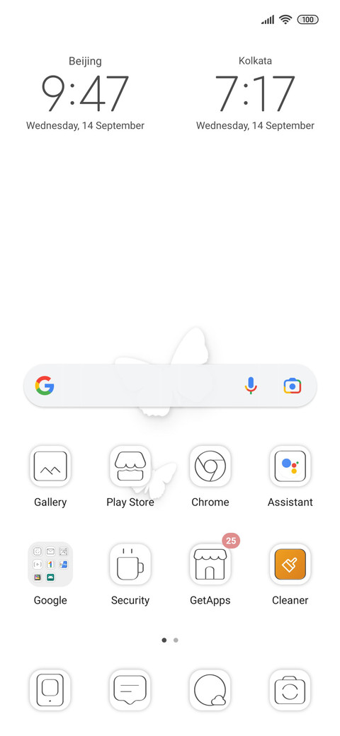 cloud butterfly screenshot