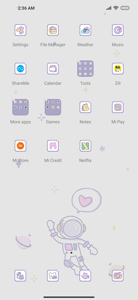 Color astronaut screenshot
