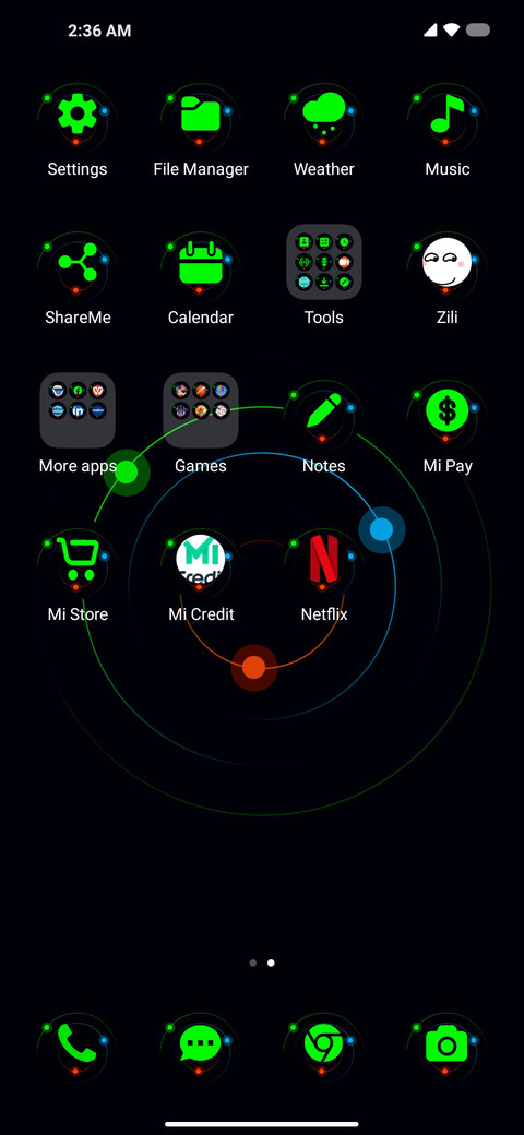 Minimal sam screenshot