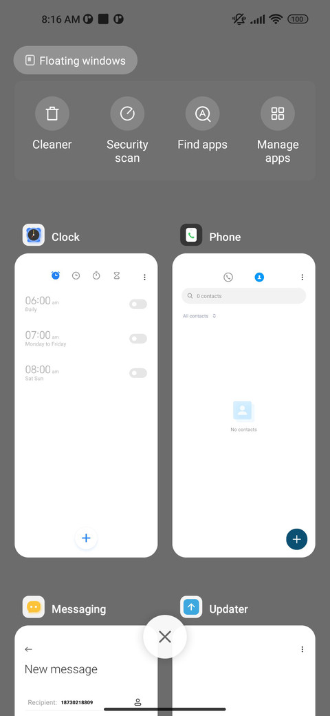 Glass circle screenshot