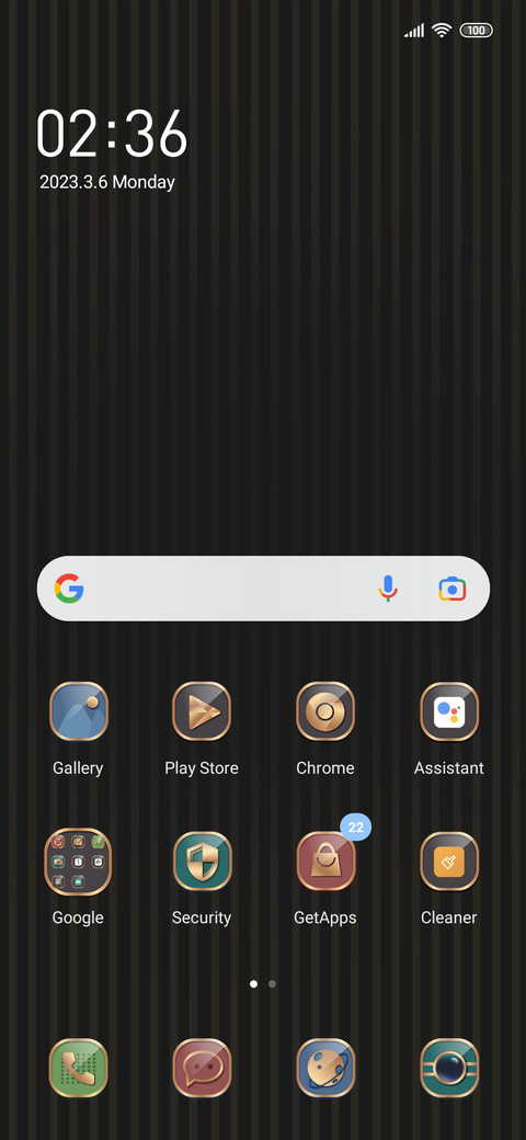Luxury gold screenshot