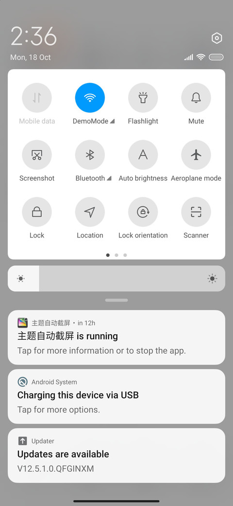 The dark grey screenshot