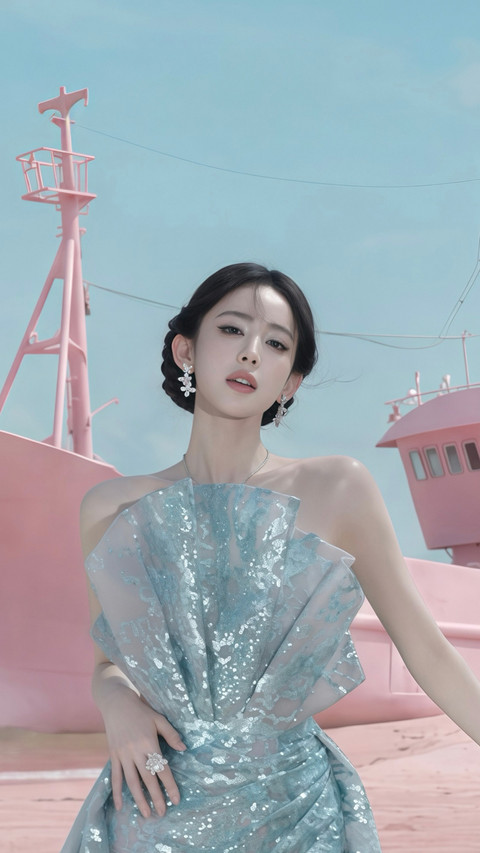 娜扎的海蓝碎钻杀 screenshot