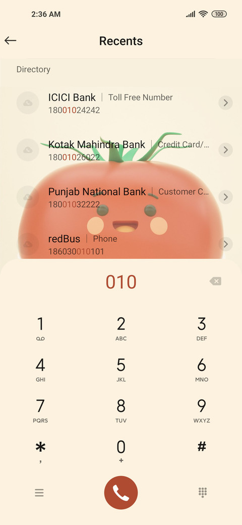 Pomodoro technique screenshot