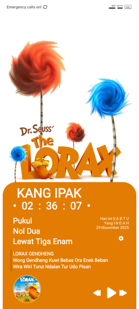 LORAX GENDHENG screenshot