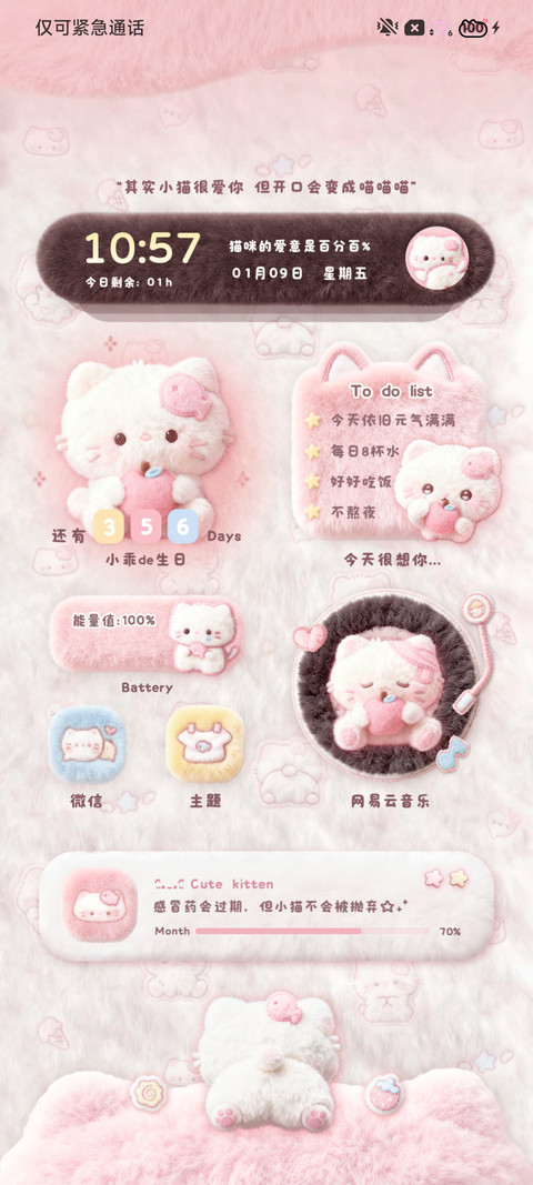 毛茸茸 奶呼呼小猫 screenshot