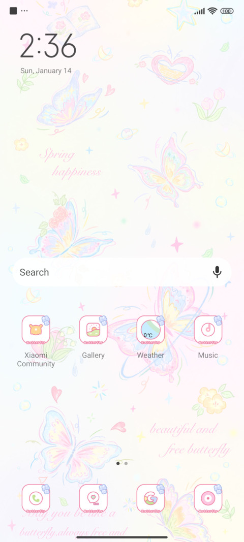Romantic Butterfly screenshot