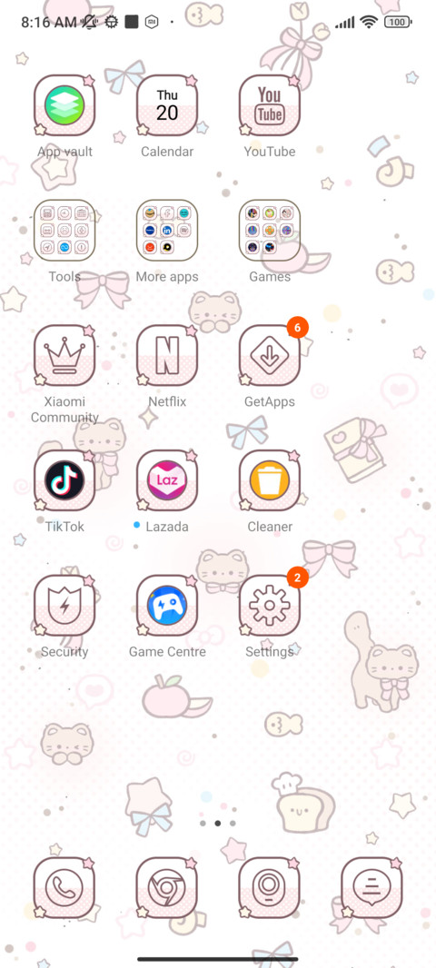 Pink Dot Kitty screenshot