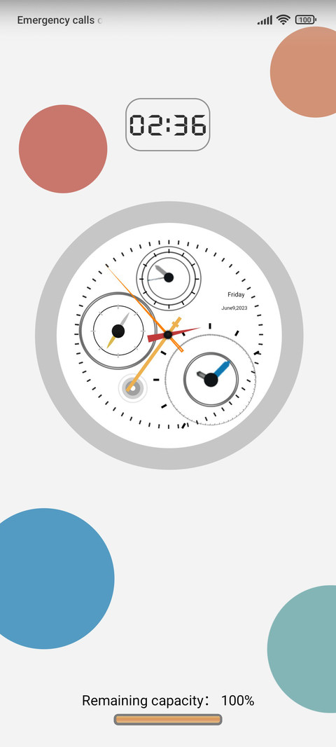 Multiple clock screenshot