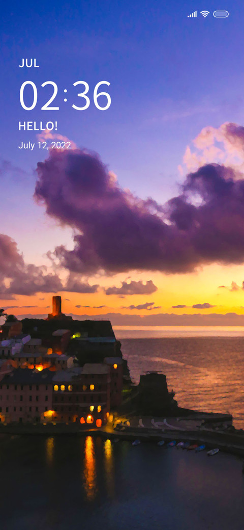 night seascape screenshot