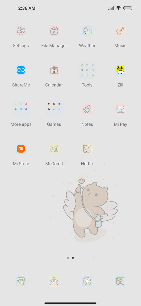 Cute spring bear screenshot