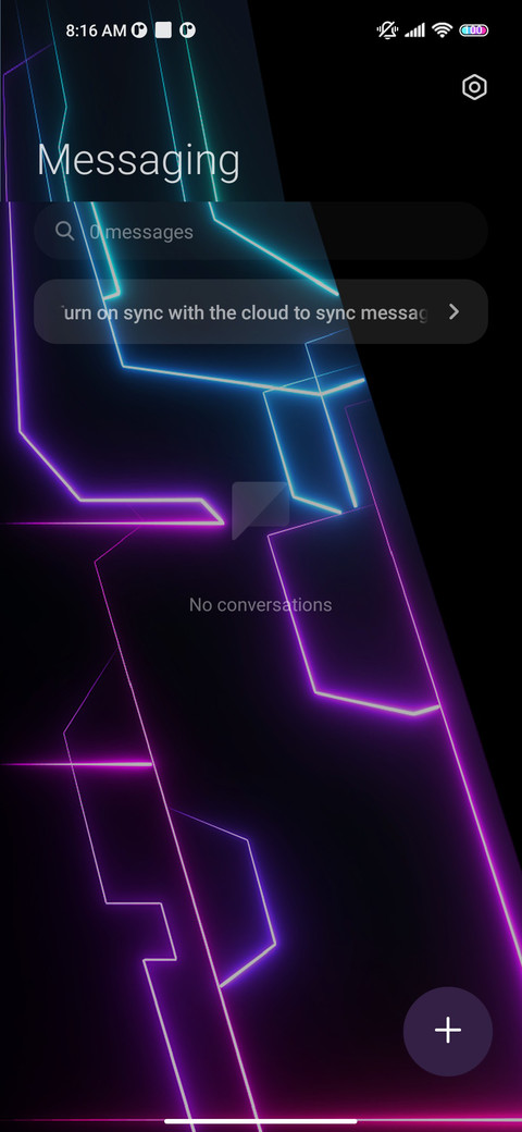 Aurora neon mirror screenshot