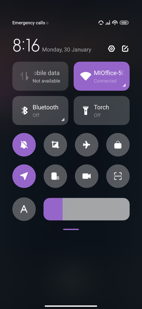 Floral screenshot