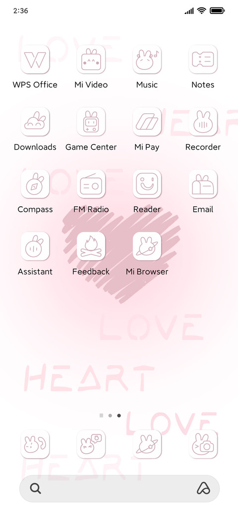 LoveHeartWallpaper screenshot