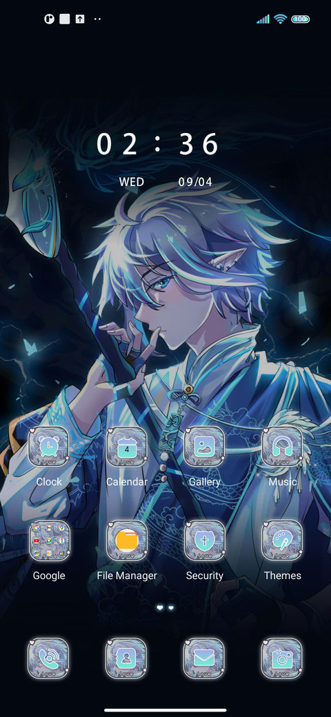 Silver-haired boy screenshot
