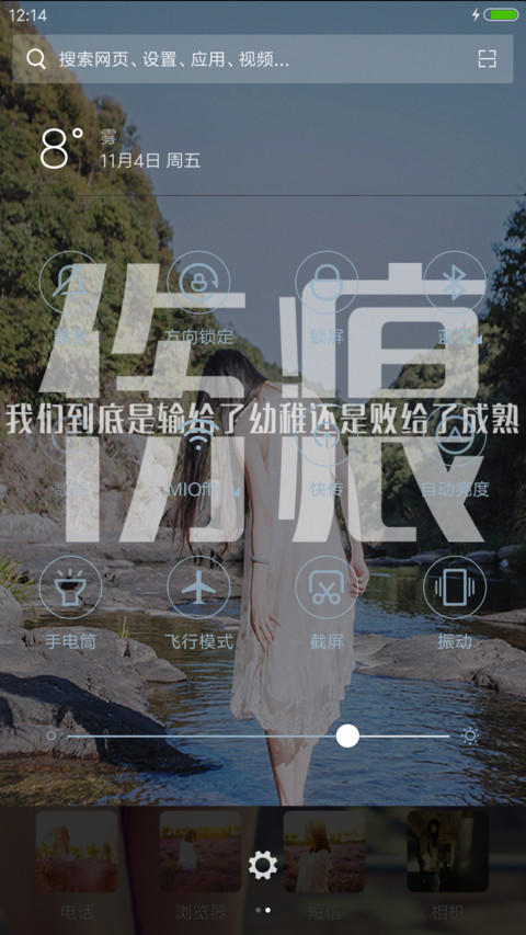 中毒太深，唯独你能解(双锁屏+文字+全图标覆盖) screenshot