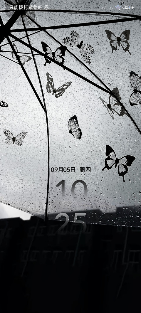 雨落氛围感蝴蝶 screenshot