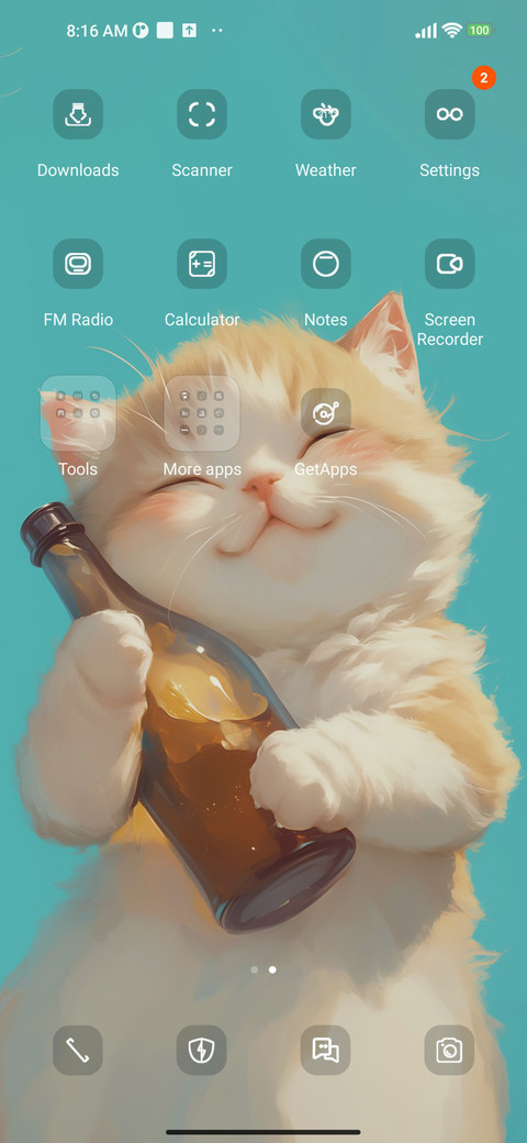 Yellow cat screenshot