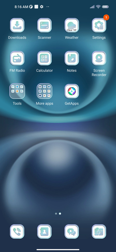 Purple light screenshot