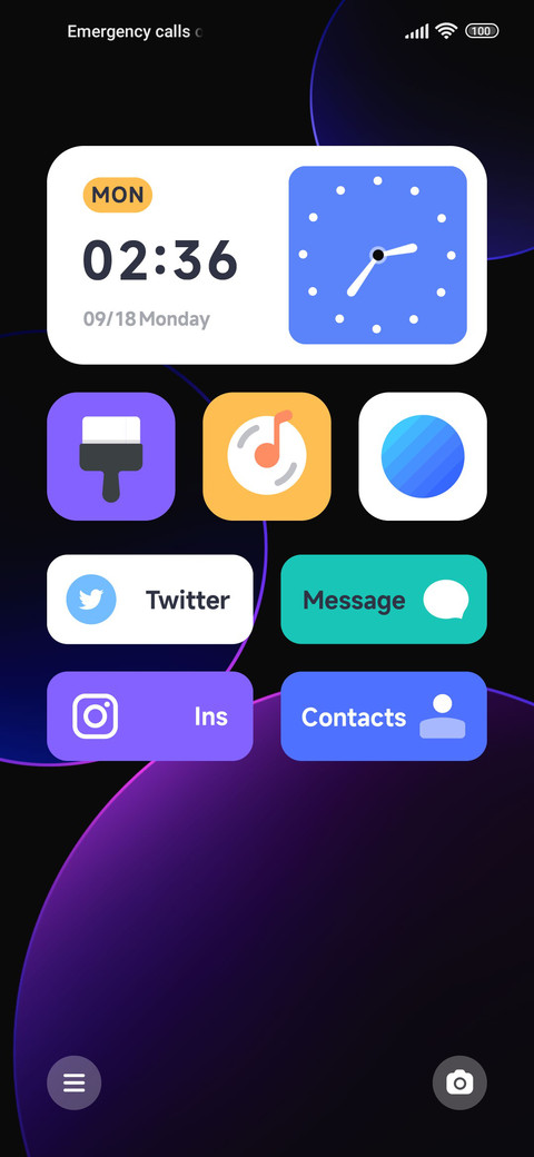 Round Purple screenshot