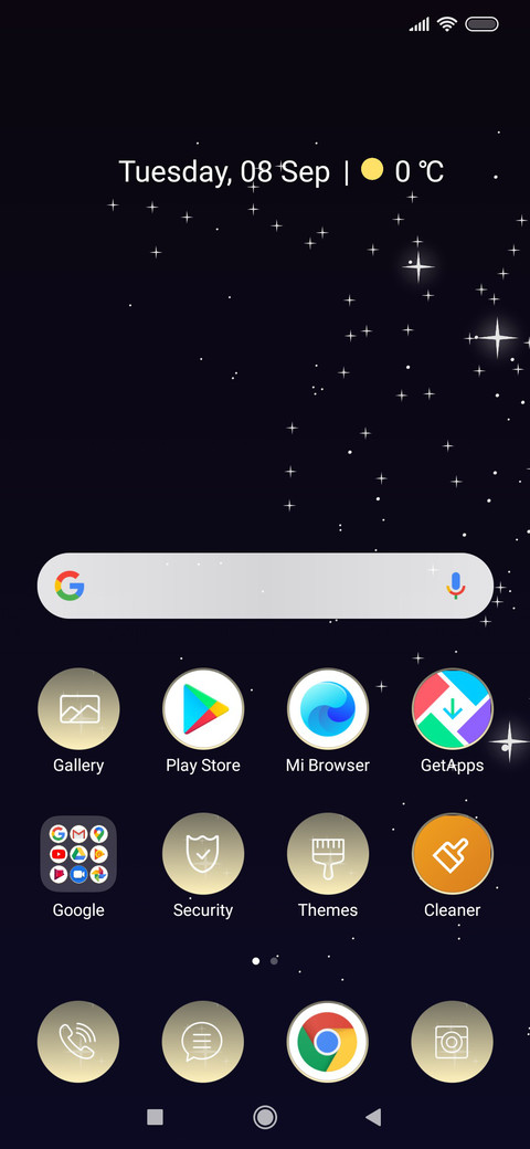 Stars in Night Sky_3MDS screenshot