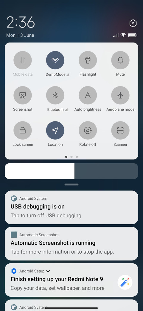 Minimal screenshot