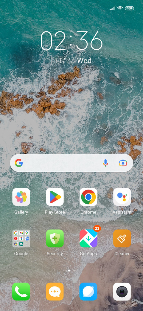 Beach screenshot