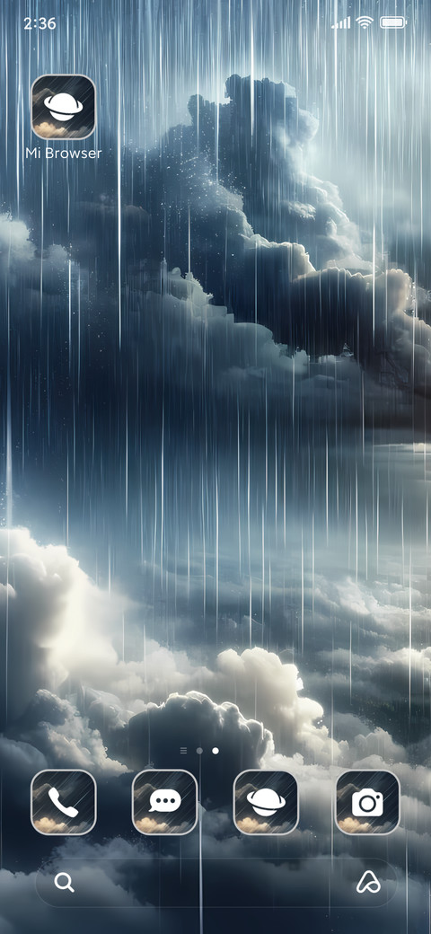 Rain cloud screenshot