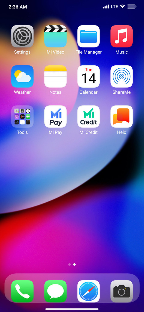 iOS15 Beta screenshot