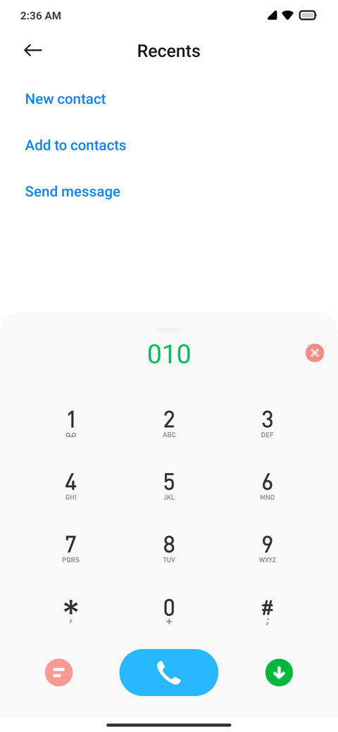 First screenshot