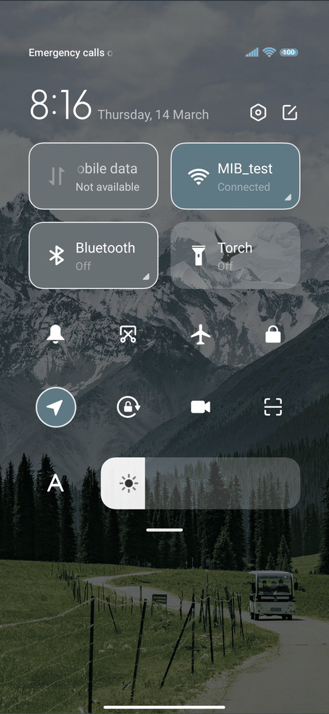 Eye guard Mountain screenshot