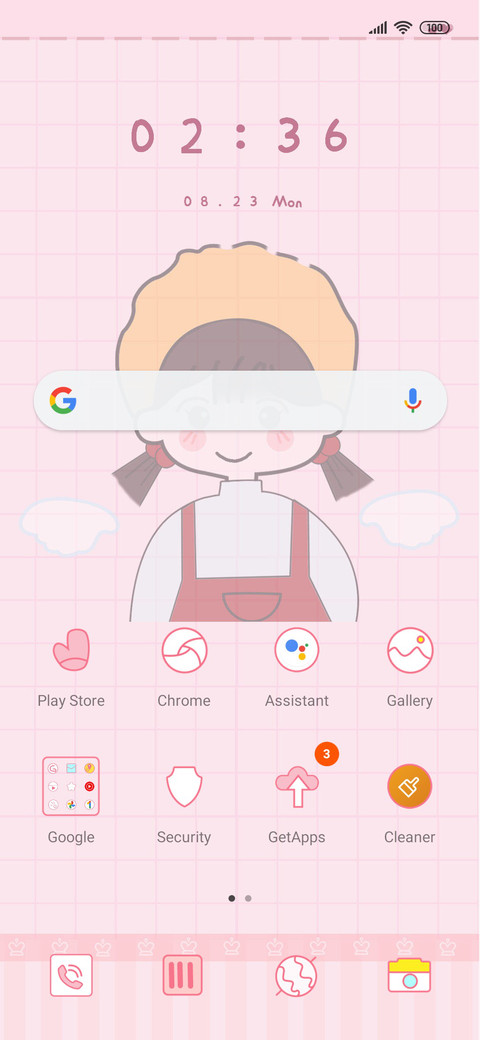 Customize screenshot
