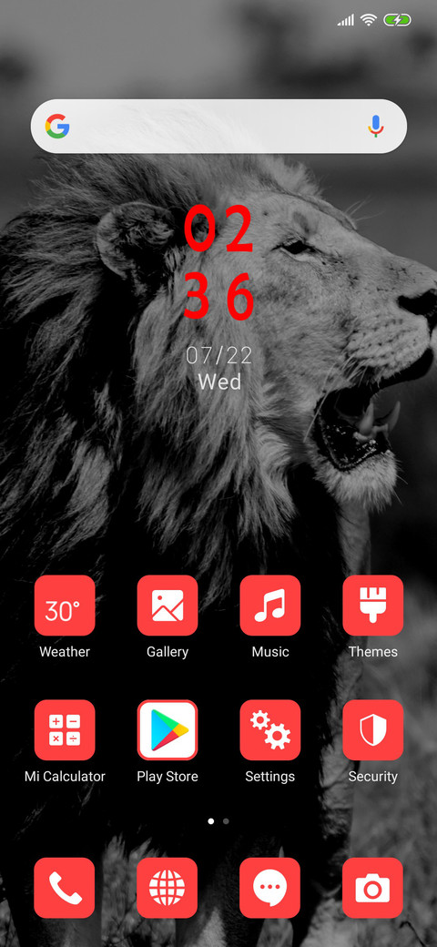 Lion - Monochrome_3MDS screenshot