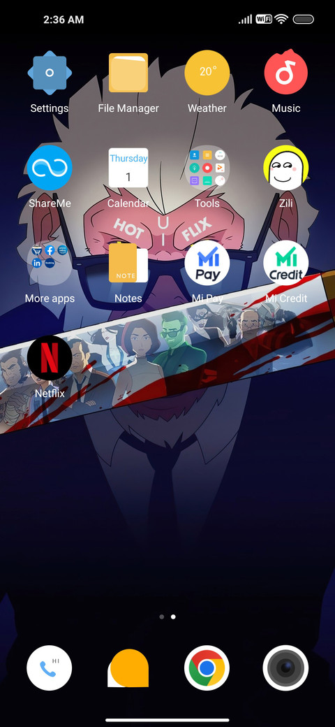 HotFLIX Ui screenshot