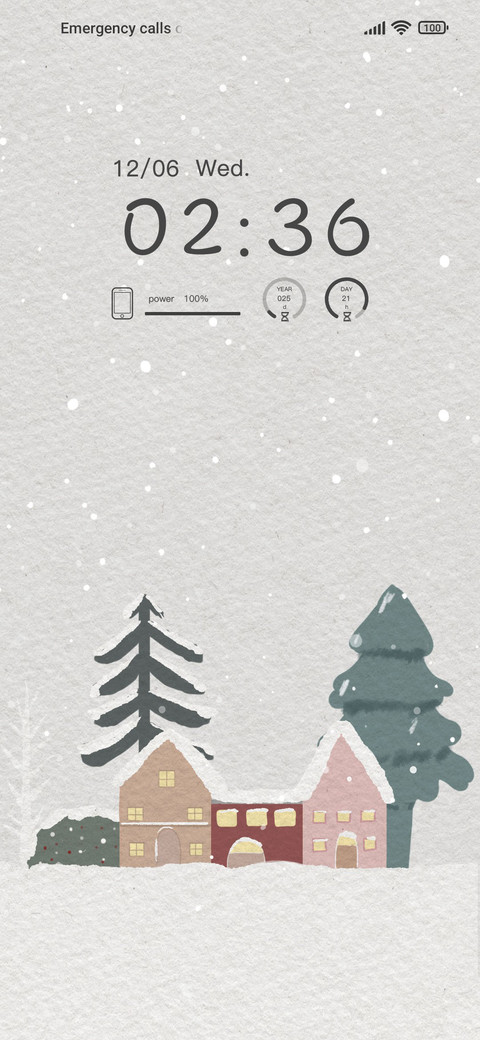 Red House Snowfall screenshot