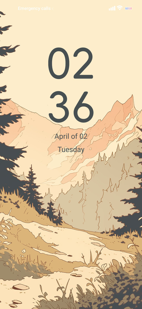 Anime forest screenshot
