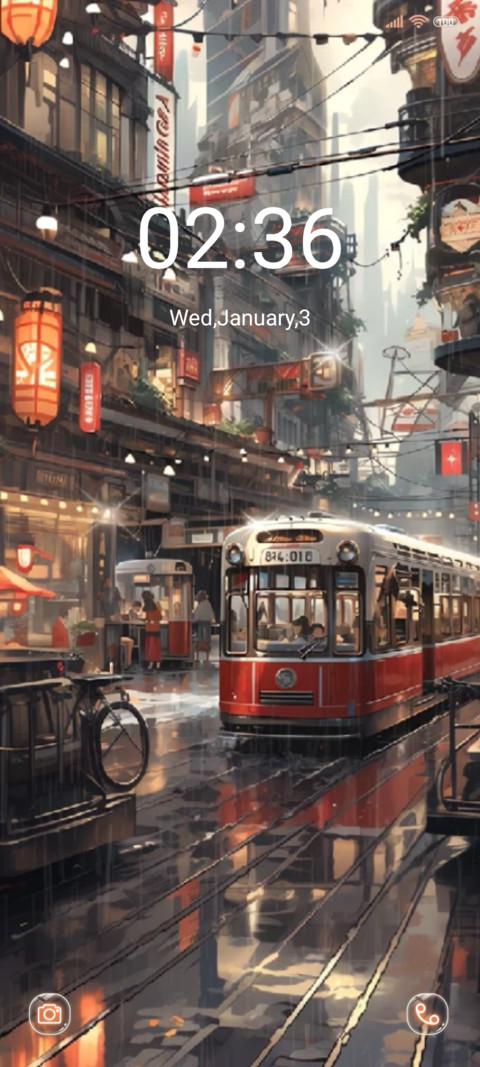 Rainy Night Street screenshot