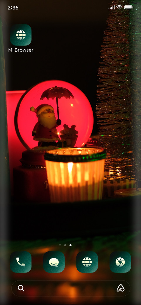 Christmas_snow screenshot