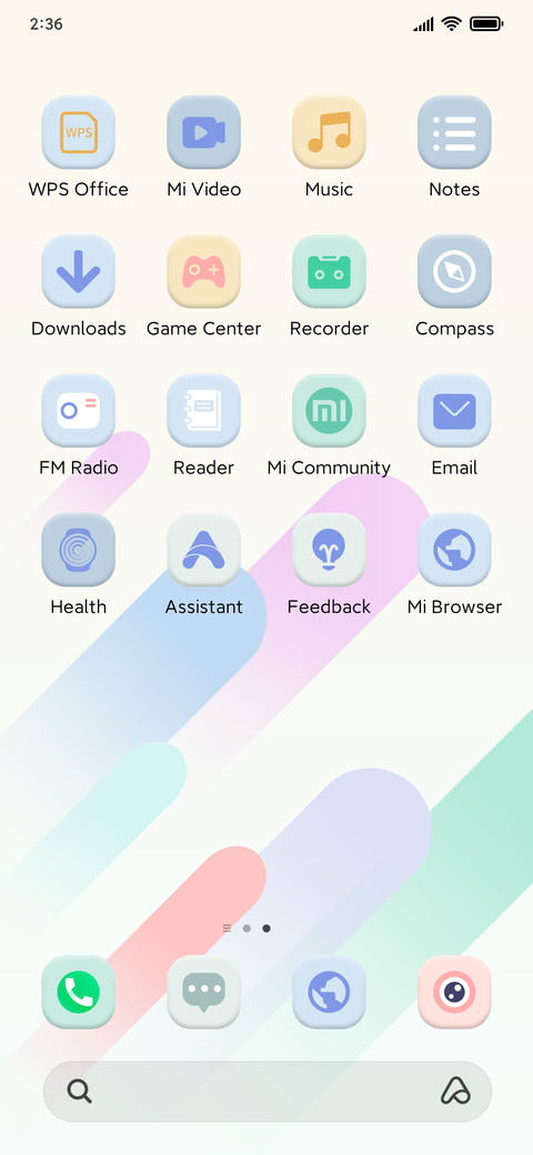 Refreshing stripes screenshot