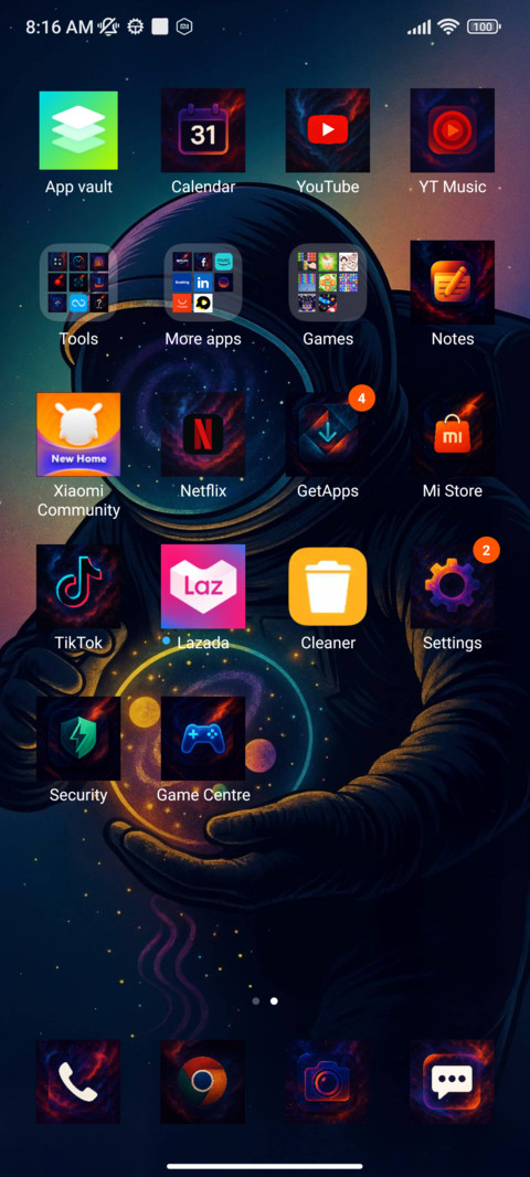 Abstract Space screenshot