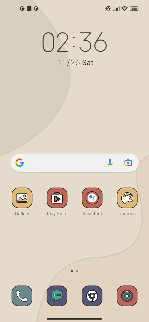 Vintage colors screenshot