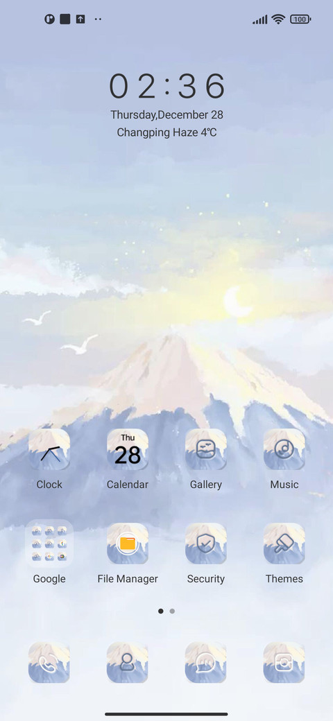 moon rise sun set screenshot