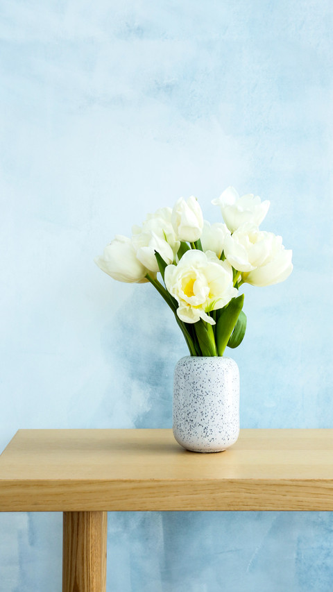 Vase with beautiful tulips screenshot