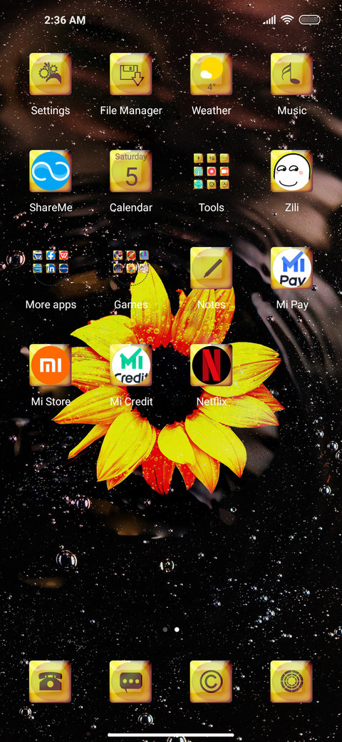 Sunflower Bubbles screenshot