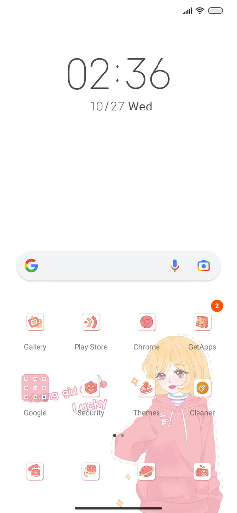 Doodle girl screenshot