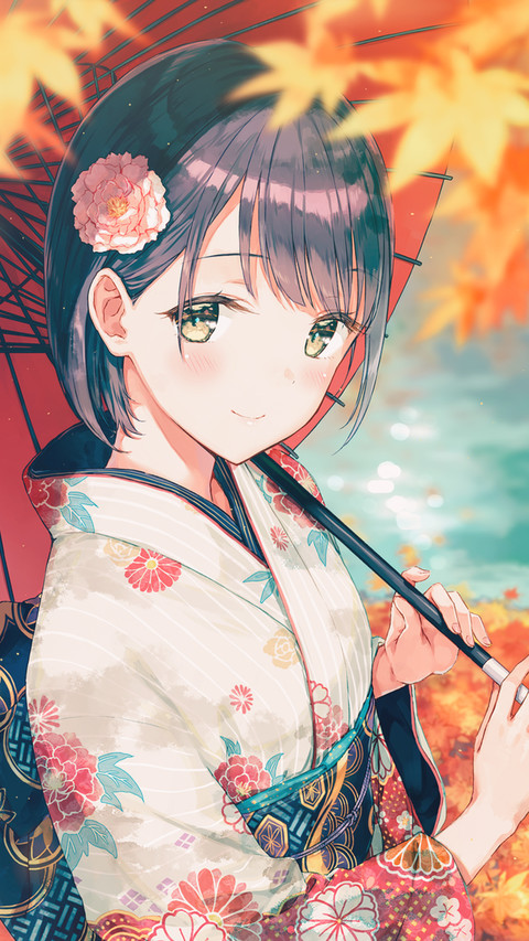 唯美日本动漫美女高清壁纸 screenshot